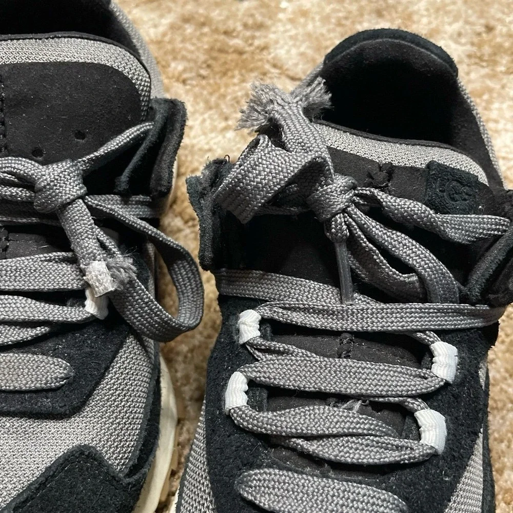 UGG‎ Gray & Black Retrofi Low Sneaker Size 9